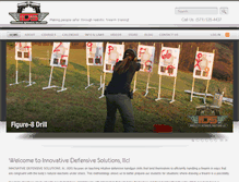 Tablet Screenshot of innovativedefensivesolutions.com
